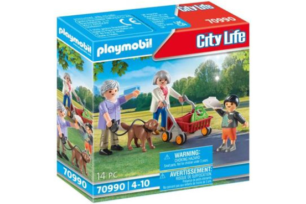 Playmobil Παππούς Και Γιαγιά Με Εγγονάκι (70990)