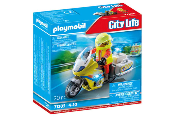PLAYMOBIL Διασώστης με μοτοσικλέτα 71205