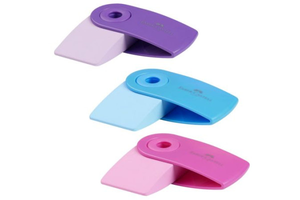 Γομολάστιχα Faber Castell Sleeve Mini ροζ-τιρκουαζ-λιλά 182415