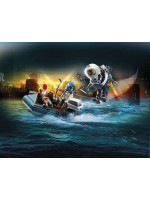 PLAYMOBIL 70782 Σύλληψη ληστή έργων τέχνης από αστυνομικό jetpack