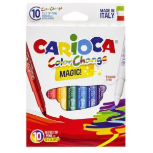 ΜΑΡΚΑΔΟΡΟΣ CARIOCA MAGIC COLOUR CHANGE 10 COLOURS