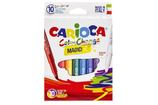 ΜΑΡΚΑΔΟΡΟΣ CARIOCA MAGIC COLOUR CHANGE 10 COLOURS