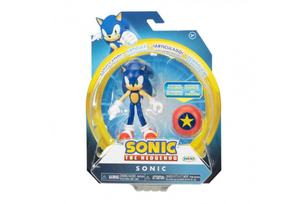 Sonic The Hedgehog 2 Movie Φιγούρα Δράσης 10εκ. Modern Sonic with Star Spring Wave 9 (JPA41440/JPA40