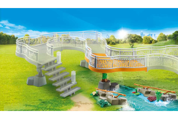 Playmobil Επέκταση Εξέδρας Μεγάλου Ζωολογικού Κήπου 70348