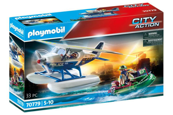 PLAYMOBIL 70779 Καταδίωξη λαθρέμπορου από αστυνομικό υδροπλάνο