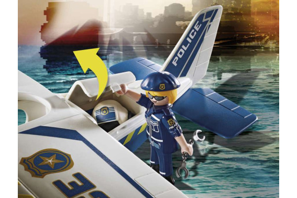 PLAYMOBIL 70779 Καταδίωξη λαθρέμπορου από αστυνομικό υδροπλάνο