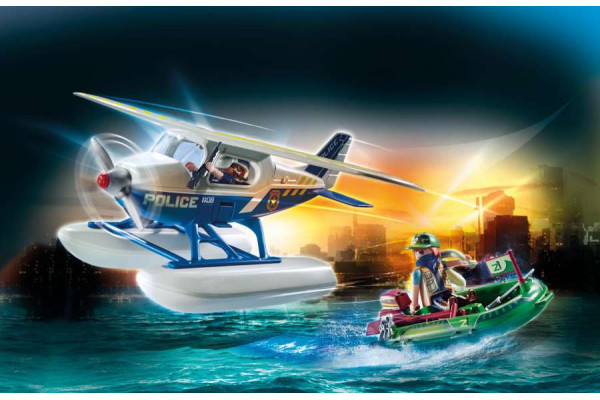 PLAYMOBIL 70779 Καταδίωξη λαθρέμπορου από αστυνομικό υδροπλάνο