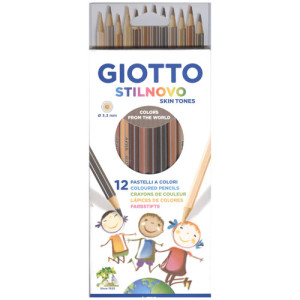 ΞΥΛΟΜΠΟΓΙΕΣ STILNOVO SKINTONES BLISTER 12 ΤΜΧ