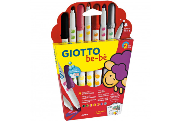 ΜΑΡΚΑΔΟΡΟΙ ΖΩΓΡΑΦΙΚΗΣ ΜΑΓΙΚΟΙ GIOTTO BE-BE 8ΤΕΜ