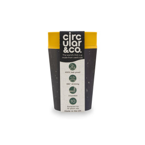 Κούπα circular&co. -black/yellow 340ml