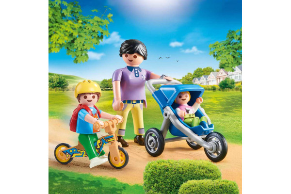 PLAYMOBIL Μαμά και παιδάκια 70284