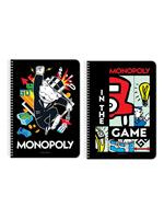 ΤΕΤΡΑΔΙΟ ΣΠΙΡΑΛ MONOPOLY 17X25 ΕΚ., 2 ΘΕΜΑΤΑ, 60 ΦΥΛΛΑ, 2 ΣΧΕΔΙΑ