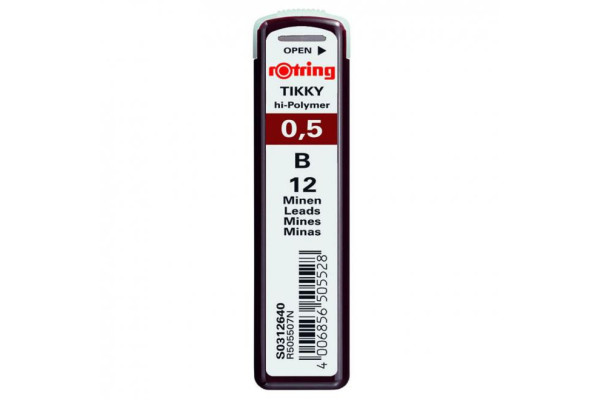 ΜΥΤΕΣ ΜΗΧΑΝΙΚΟΥ ΜΟΛΥΒΙΟΥ 0.5 Β ROTRING