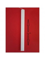 ΛΑΜΠΑΔΑ ΠΛΑΚΕ ΜΑΤ ΜΕΓΑΛΗ  36,5Χ3,5Χ1,5CM