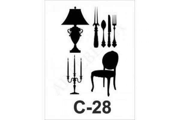 ΣΤΕΝΣΙΛ 15Χ20 C-28 ARTEBELLA