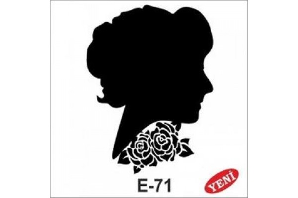 ΣΤΕΝΣΙΛ 10Χ10 Ε-71 ARTEBELLA ΓΥΝΑΙΚΑ