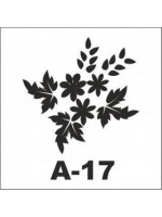 ΣΤΕΝΣΙΛ 20Χ20 A-17 ARTEBELLA ΦΥΛΛΑ ΜΕ ΛΟΥΛΟΥΔΙΑ