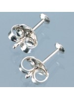 ΚΟΣΜΗΜΑ ΣΚΟΥΛΑΡΙΚΙ PEW POST ,925 SILVER 10MM 2PCS