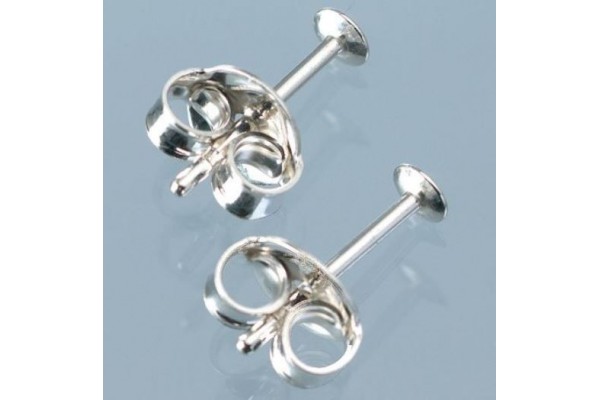 ΚΟΣΜΗΜΑ ΣΚΟΥΛΑΡΙΚΙ PEW POST ,925 SILVER 10MM 2PCS