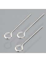 ΚΟΣΜΗΜΑ ΚΑΡΦΙΤΣΑ ΜΕ ΟΠΗ  ,925 SILVER 12MM 10PCS