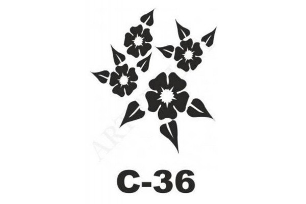 ΣΤΕΝΣΙΛ 15Χ20 C-36 ARTEBELLA ΛΟΥΛΟΥΔΙΑ