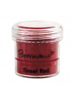 ΣΚΟΝΗ ΑΝΑΓΛΥΦΗ ΜΕ ΟΓΚΟ Embrossing Powder - Tinsel Red