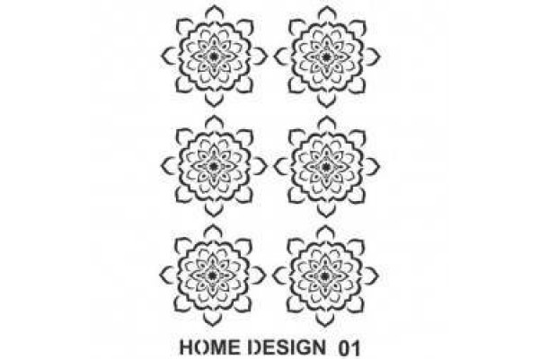 ΣΤΕΝΣΙΛ 35Χ50 HOME DESING STENCILS ARTEBELLA