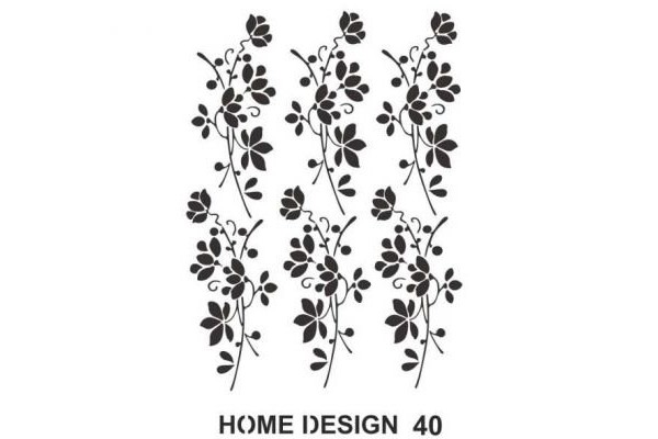 ΣΤΕΝΣΙΛ 35Χ50 HOME DESING STENCILS ARTEBELLA