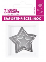 ΚΑΛΟΥΠΙΑ ΜΕΤΑΛΛΙΚΑ ΑΣΤΕΡΙΑ ΣΕΤ 3ΤΕΜ