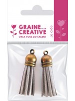 ΣΕΤ ΦΟΥΝΤΑ ΑΠΟ ΔΕΡΜΑ ΑΣΗΜΙ 2ΤΕΜ 4CM