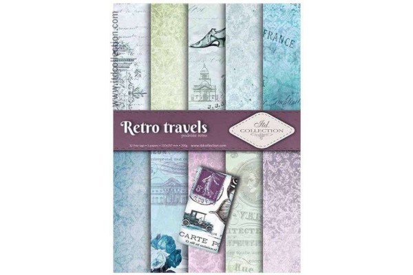 ΧΑΡΤΙ SCRAPBOOKING 5 ΧΑΡΤΙΑ ΔΙΠΛΗΣ& 1 ΦΥΛΛΟ ΜΕ ΕΤΙΚΕΤΕΣ 200g 210x297mm SCRAP007