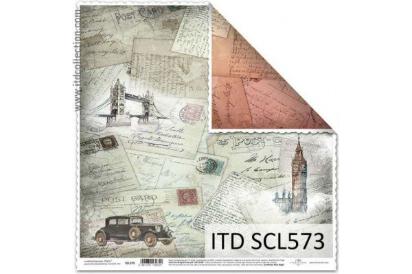 ΧΑΡΤΙ SCRAPBOOKING 315 x 325 mm SCL573