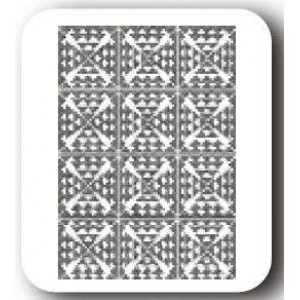 ΣΤΕΝΣΙΛ 35X50 HDS08 HOME DESIGN SERIES ARTEBELLA
