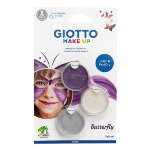 ΧΡΩΜΑΤΑ ΠΡΟΣΩΠΟΥ ΣΕΤ 3 ΧΡΩΜΑΤΩΝ 5ml BUTTERFLY ΧΡΩΜΑΤΑ ΠΡΟΣΩΠΟΥ ΣΕΤ 3 ΧΡΩΜΑΤΩΝ 5ml BUTTERFLY