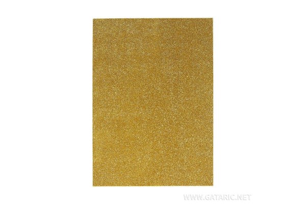 ΑΦΡΩΔΕΣ ΦΥΛΛΟ GLITTER GOLD Α4 210x297 2,0 mm