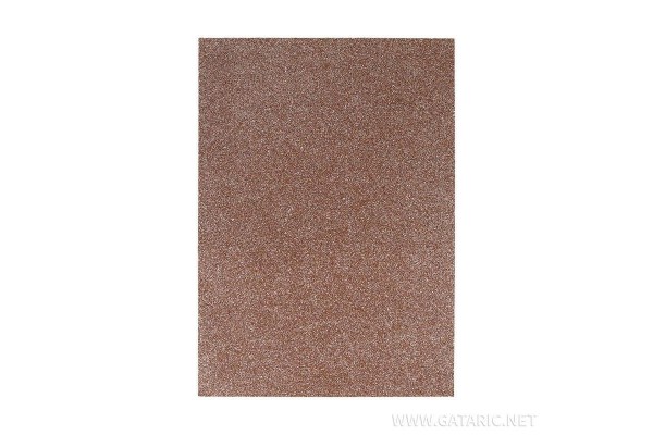 ΑΦΡΩΔΕΣ ΦΥΛΛΟ GLITTER LIGHT BROWN Α4 210x297mm 2,0 mm