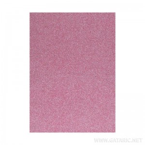 ΑΦΡΩΔΕΣ ΦΥΛΛΟ GLITTER LIGHT PINK Α4 210x297mm 2,0 mm