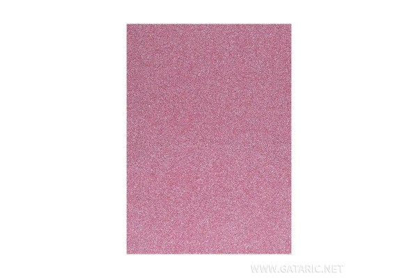 ΑΦΡΩΔΕΣ ΦΥΛΛΟ GLITTER LIGHT PINK Α4 210x297mm 2,0 mm