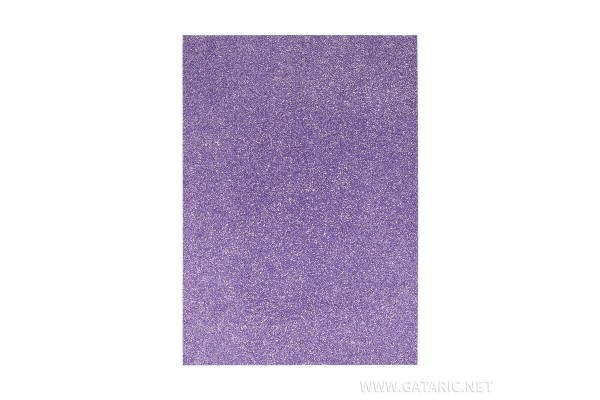 ΑΦΡΩΔΕΣ ΦΥΛΛΟ GLITTER LIGHT PURPLE Α4 210x297mm 2,0 mm