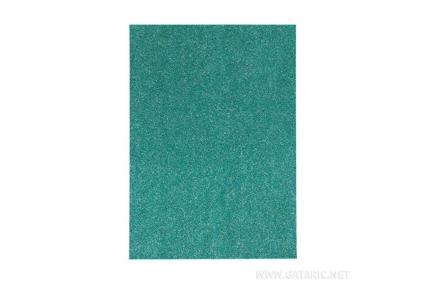 ΑΦΡΩΔΕΣ ΦΥΛΛΟ GLITTER LIGHT GREEN Α4 210x297mm 2,0 mm