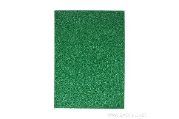 ΑΦΡΩΔΕΣ ΦΥΛΛΟ GLITTER GREEN Α4 210x297mm 2,0 mm