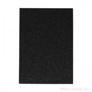 ΑΦΡΩΔΕΣ ΦΥΛΛΟ GLITTER BLACK Α4 210x297mm 2,0 mm