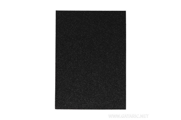 ΑΦΡΩΔΕΣ ΦΥΛΛΟ GLITTER  BLACK Α4 210x297mm 2,0 mm