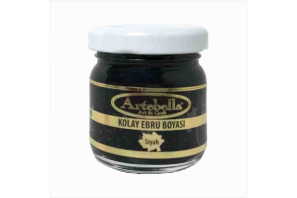 ΧΡΩΜΑΤΑ ΜΑΡΜΑΡΟΓΡΑΦΙΑΣ 40CC ΜΑΥΡΟ  ARTEBELLA
