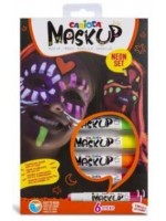 ΧΡΩΜΑΤΑ ΠΡΟΣΩΠΟΥ NEON  CARIOCA FACE PAINT  ΣΕΤ 6 ΤΕΜ