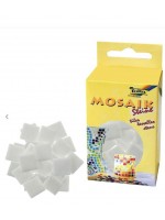 ΨΗΦΙΔΕΣ  ΜΩΣΑΪΚΑ ΠΛΑΚΑΚΙΑ 200gr 300τεμ  10X10MM ΛΕΥΚΟ