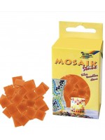 ΨΗΦΙΔΕΣ  ΜΩΣΑΪΚΑ ΠΛΑΚΑΚΙΑ 200gr 300τεμ  10X10MM ΠΟΡΤΟΚΑΛΙ