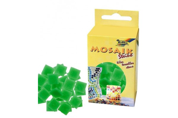 ΨΗΦΙΔΕΣ  ΜΩΣΑΪΚΑ ΠΛΑΚΑΚΙΑ 200gr 300τεμ  10X10MM FIR GREEN