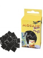 ΨΗΦΙΔΕΣ ΜΩΣΑΪΚΑ ΠΛΑΚΑΚΙΑ 200gr 300τεμ  10X10MM ΜΑΥΡΟ