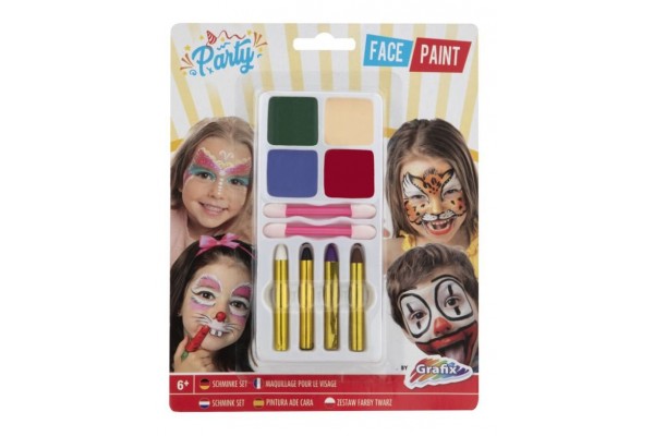 ΣΕΤ ΖΩΓΡΑΦΙΚΗΣ ΠΡΟΣΩΠΟΥ FACE PAINTING ΜΙΚΡΟ